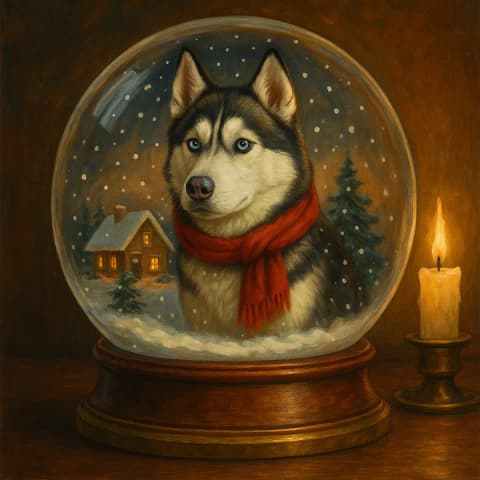 Snow-Globe Scene